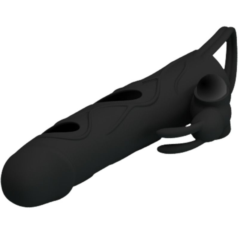 Pretty Love Vibrating Silicone Sleeve 14 Cm - UABDSM