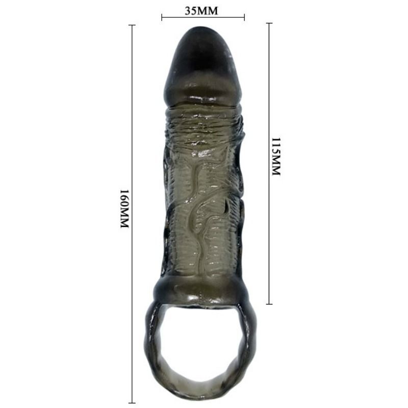 Men Extension Cover Penis And Strap 11.5 Cm - UABDSM