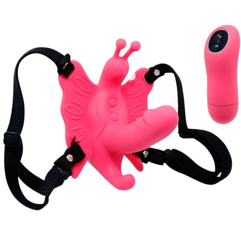 Ultra Passionate Butterfly Harness With Remote Control - UABDSM