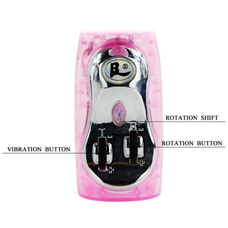 Vibrator With Clit Stimulation Multispeed Multirotation - UABDSM