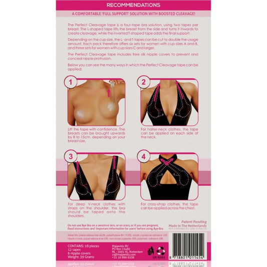 Bye-bra Perfect Cleavage Tape Cup A-f - UABDSM