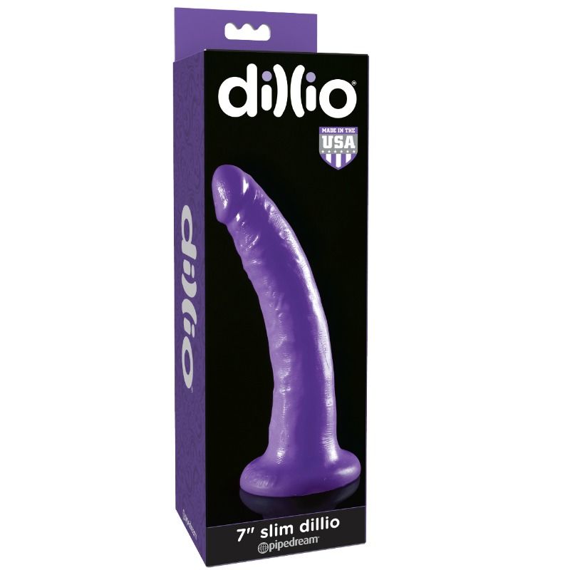 Dillio Dildo 17.8 Cm Purple - UABDSM