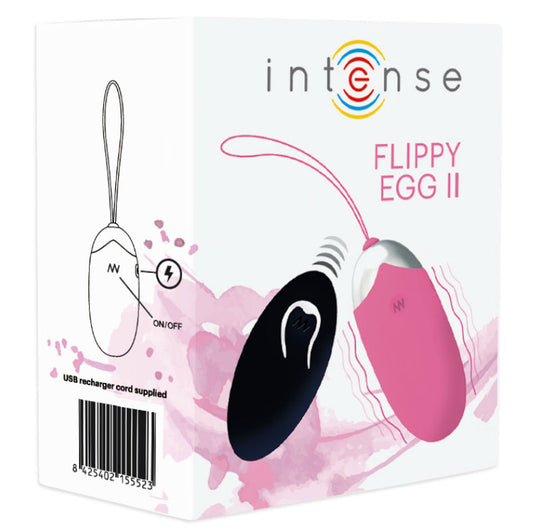 Intense Flippy Ii  Vibrating Egg With Remote Control Pink - UABDSM