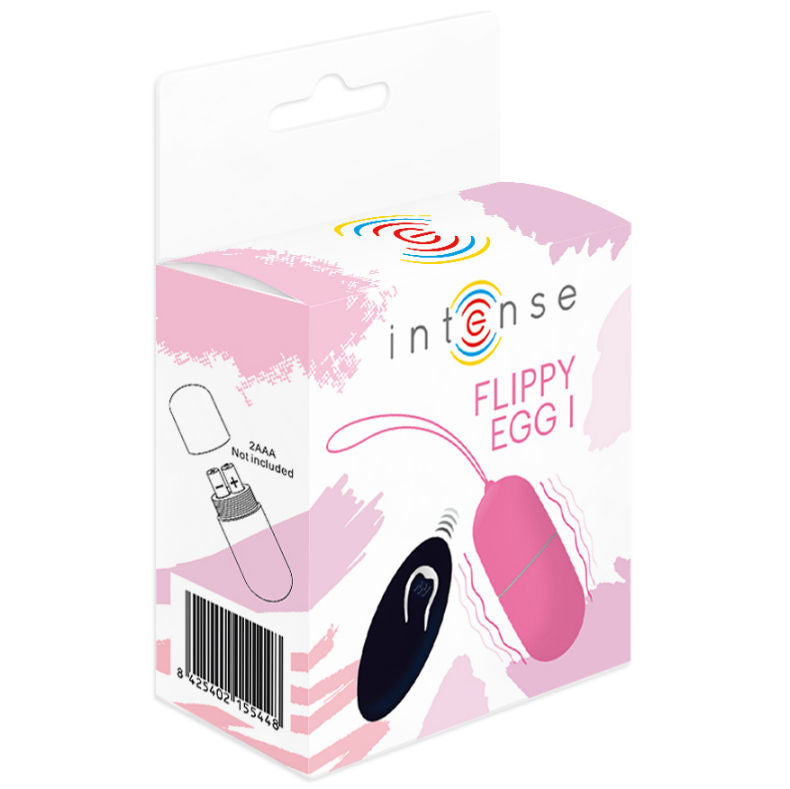 Intense Flippy I Vibrating Egg With Remote Control Pink - UABDSM