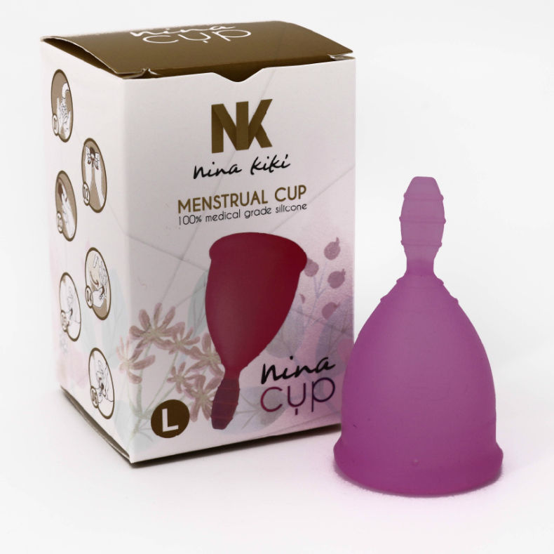 Nina Cup Menstrual Cup Size Purple L 6 + 1 Free - UABDSM