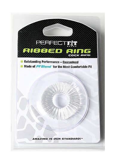 Perfect Fit Ribbed Ring Clear - UABDSM
