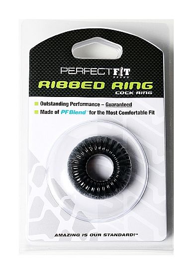 Perfect Fit Ribbed Ring Black - UABDSM