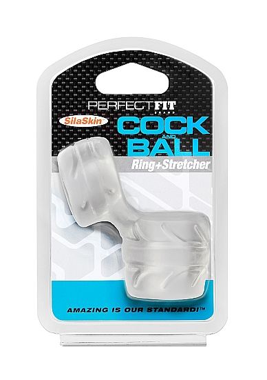 Perfect Fit Silaskin Cock & Ball Transparent - UABDSM