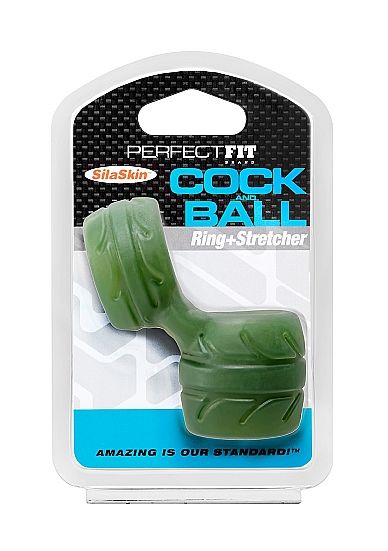 Perfect Fit Silaskin Cock & Ball Green - UABDSM