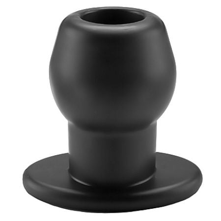Perfect Fit Ass Tunnel Plug Silicone Black L - UABDSM