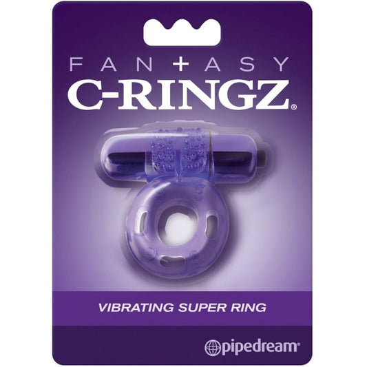 Fantasy C-ringz Vibrating Super Ring Purple - UABDSM