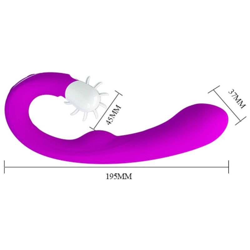 Ctype Pretty Love - Magic Tongue Rechargeable Vibrator - UABDSM