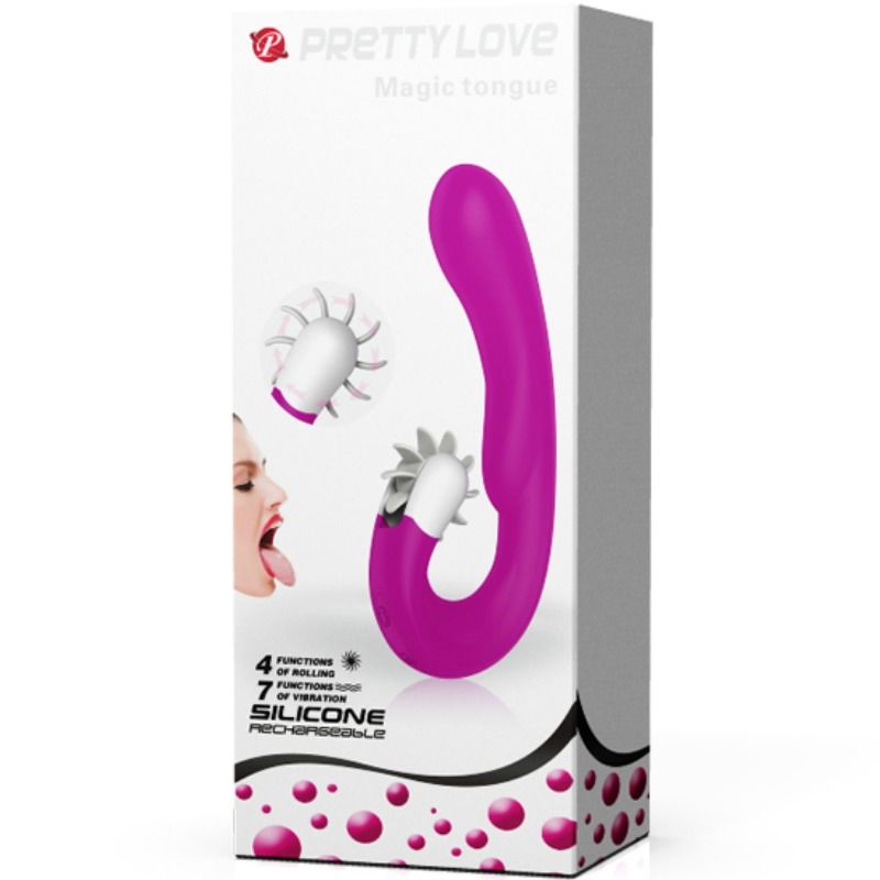 Ctype Pretty Love - Magic Tongue Rechargeable Vibrator - UABDSM