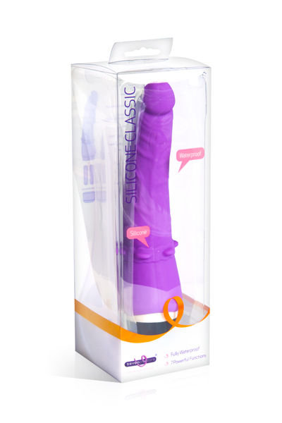 Sevencreations Classic Silicone Purple 21cm - UABDSM