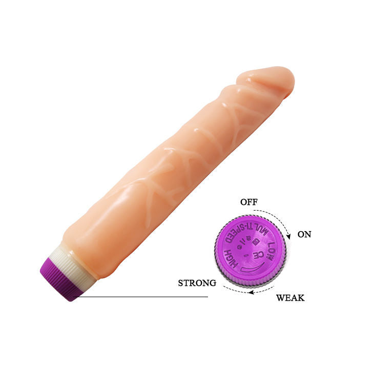 Baile Waves Of Pleasure Realistic Vibrating 25.5cm - UABDSM