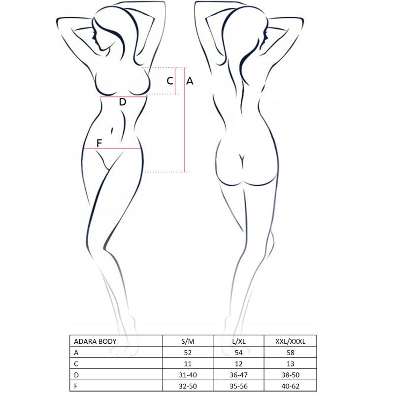 Passion Woman Adara Teddy Red Talla L/xl - UABDSM