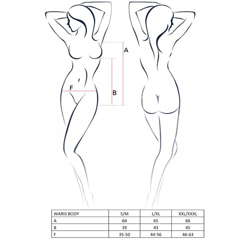 Passion Woman Waris Teddy Black S/m - UABDSM