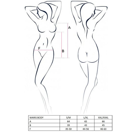 Passion Woman Waris Teddy Black S/m - UABDSM