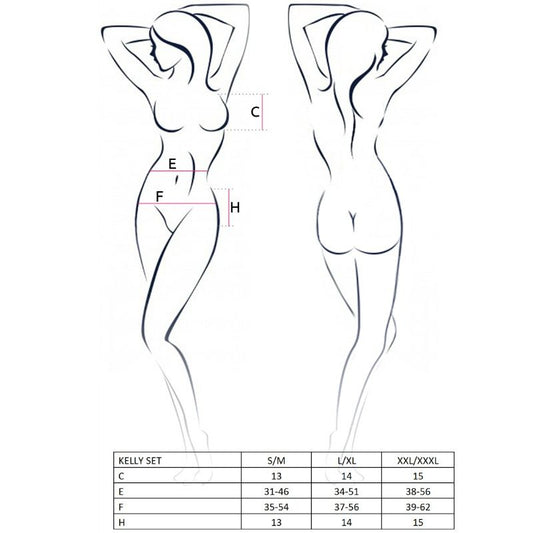Passion Woman Kelly Set L/xl - UABDSM