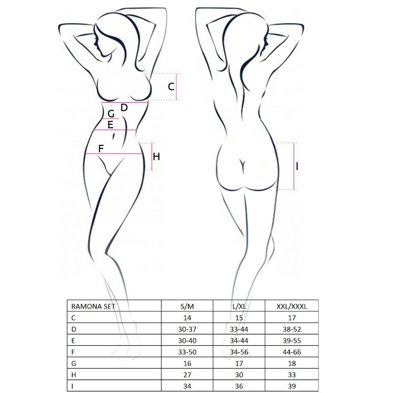 Passion Woman Ramona Set L/xl - UABDSM