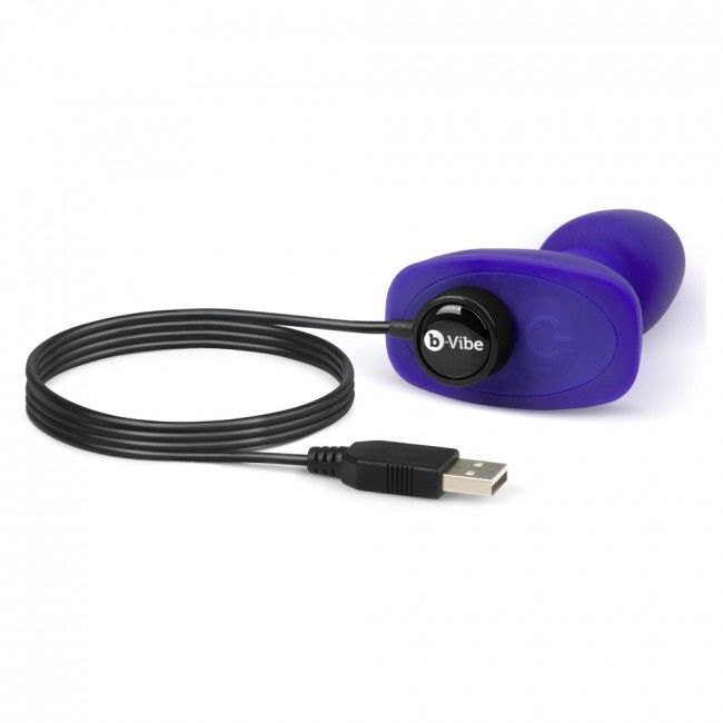 B-vibe  Rimming Petite Remote Control Plug Purple - UABDSM