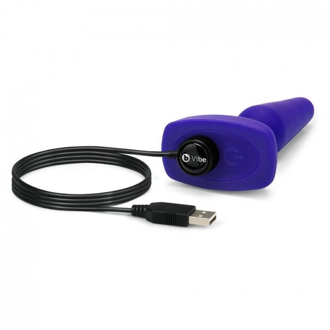 B-vibe Trio Remote Control Plug Purple - UABDSM