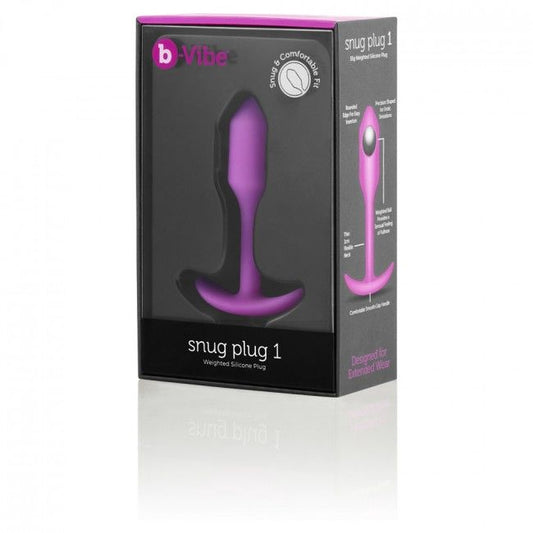 B-vibe Snug Plug 1 Pink - UABDSM