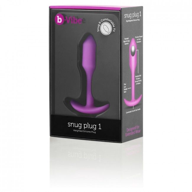 B-vibe Snug Plug 1 Pink - UABDSM