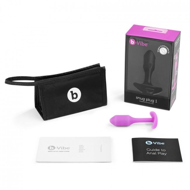 B-vibe Snug Plug 1 Pink - UABDSM