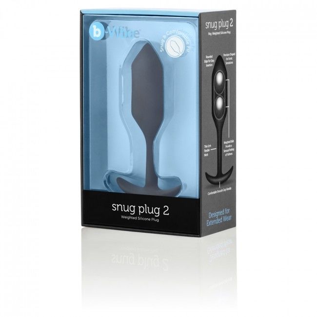 B-vibe  Snug Plug 2 Black - UABDSM