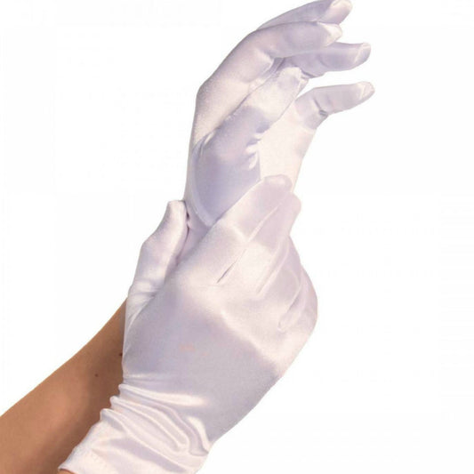 Legavenue Satin Gloves White - UABDSM
