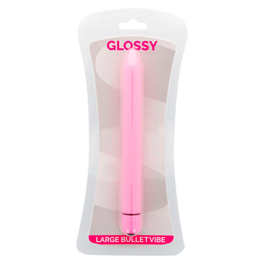 Glossy Slim Vibrator Pink - UABDSM