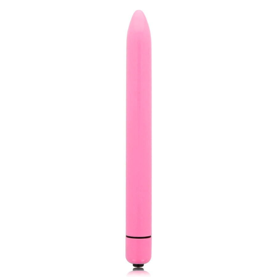 Glossy Slim Vibrator Deep Rose - UABDSM