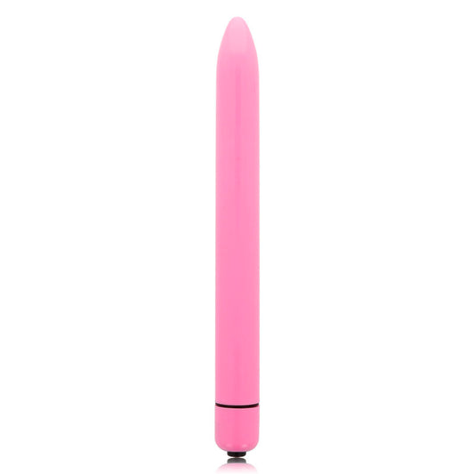 Glossy Slim Vibrator Deep Rose - UABDSM