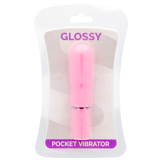 Glossy Pocket Vibrator Deep Rose - UABDSM