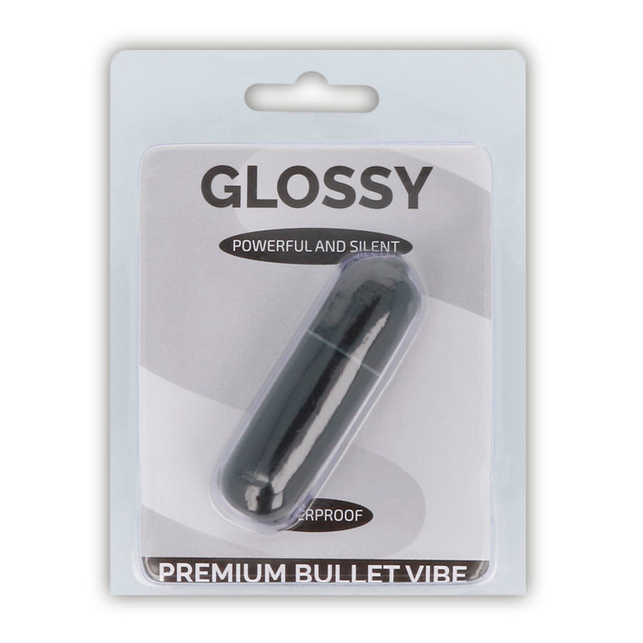 Glossy Premium Bullet Vibe Black 10v - UABDSM