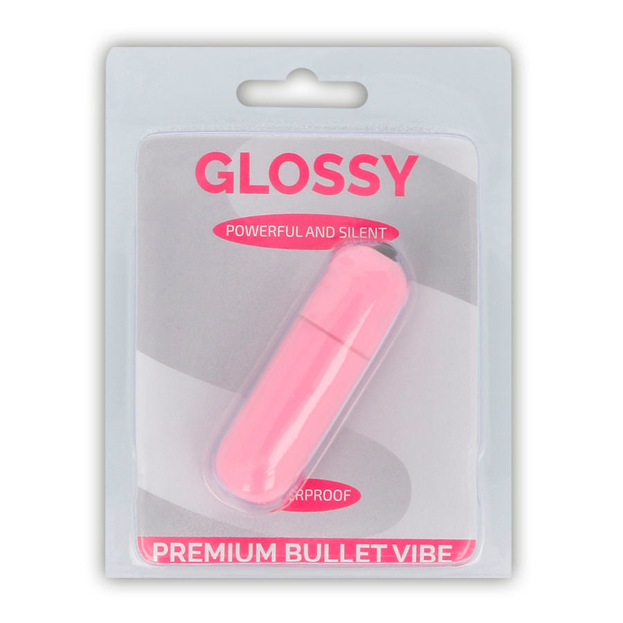 Glossy Premium Bullet Vibe Pink 10v - UABDSM