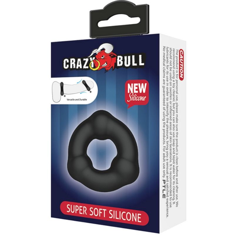 Crazy Bull - Super Soft Nodulated Silicone Ring - UABDSM