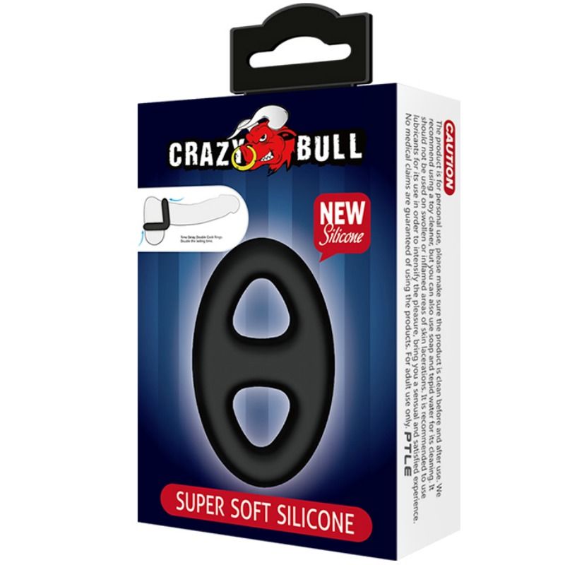 Crazy Bull - Super Soft Double Silicone Ring - UABDSM