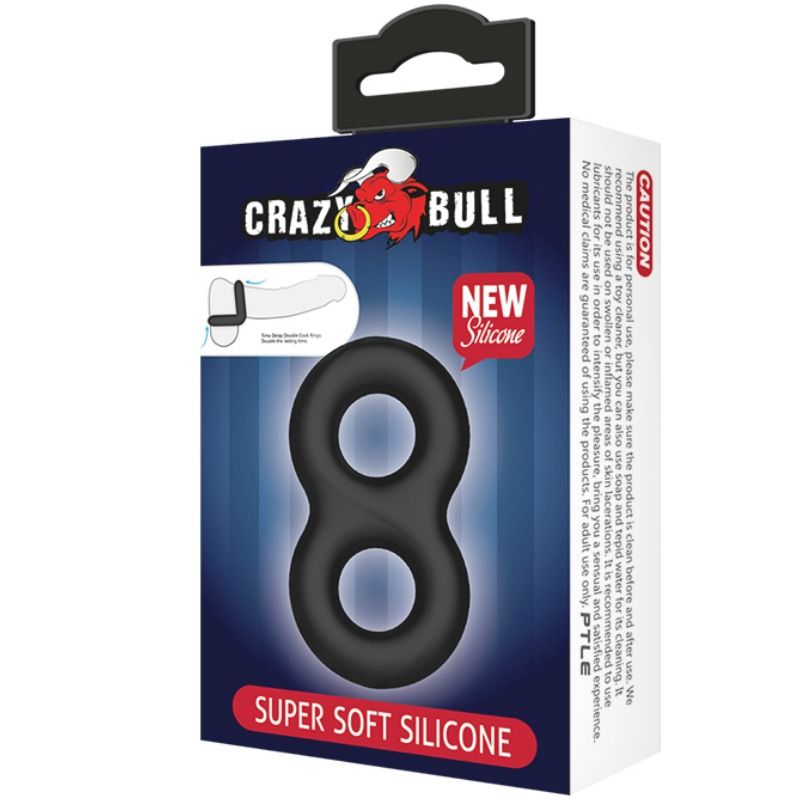 Crazy Bull - Super Soft Double Silicone Ring 2 - UABDSM