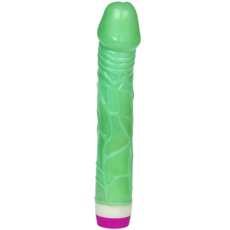 Waves Of Pleasure Vibrator Green 23 Cm - UABDSM