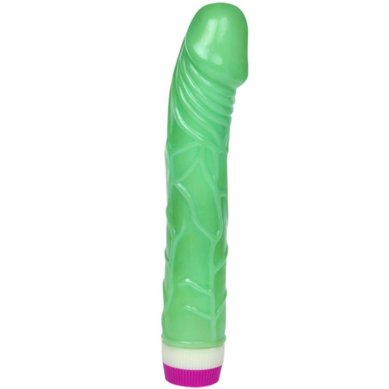 Waves Of Pleasure Vibrator Green 23 Cm - UABDSM