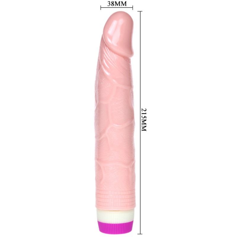 Realistic Vibrator For Beginners Flesh 21.5 Cm - UABDSM