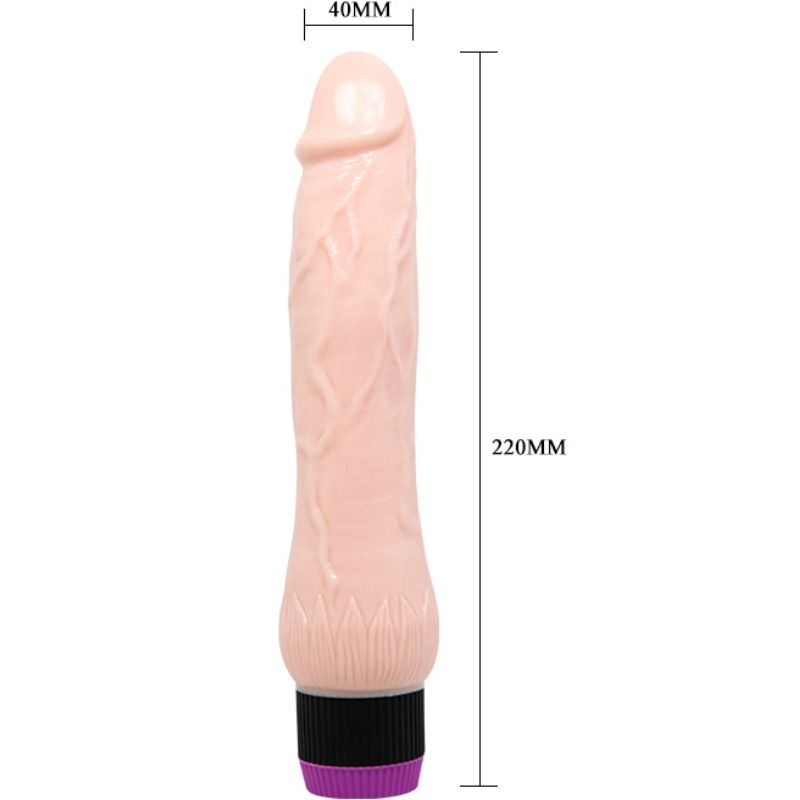 Adour Club Realistic Vibrator Wide Base 22 Cm - UABDSM