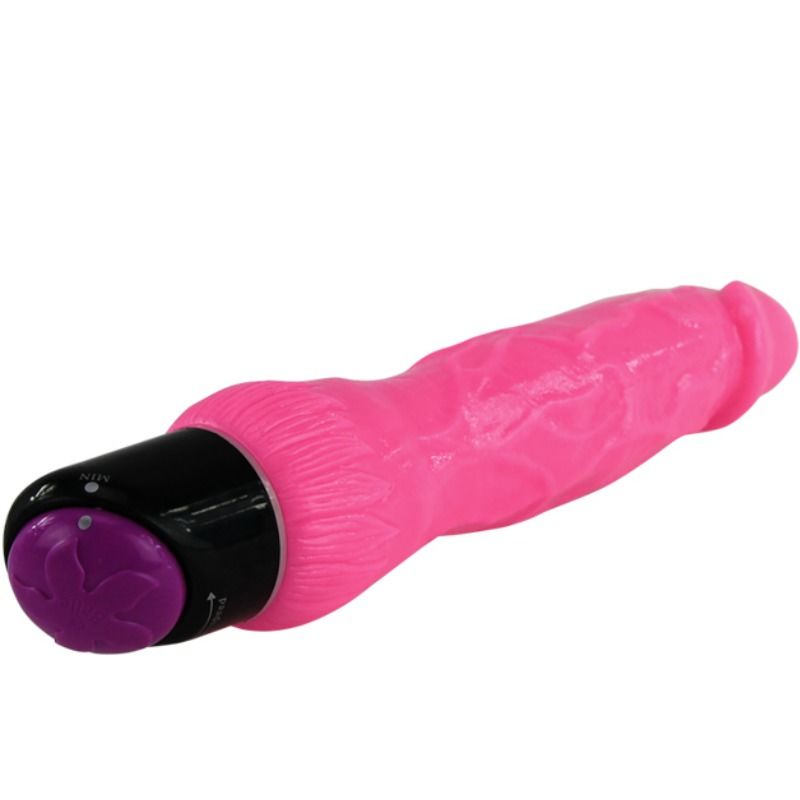 Colorful Sex Realistic Vibrator Pink 24 Cm - UABDSM