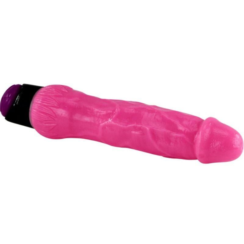 Colorful Sex Realistic Vibrator Pink 24 Cm - UABDSM