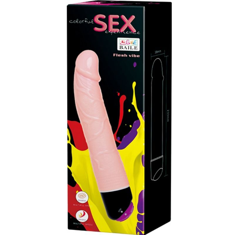 Colorful Sex Realistic Dildo Vibration And Rotacion Function 24 Cm - UABDSM