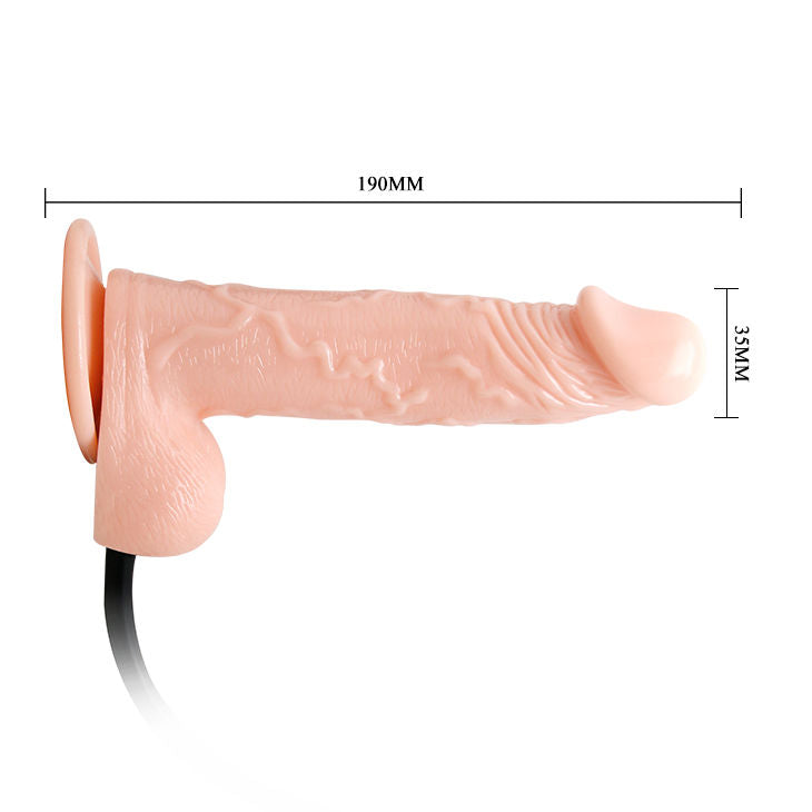 Inflatable And Vibrating Realistic Dildo - UABDSM