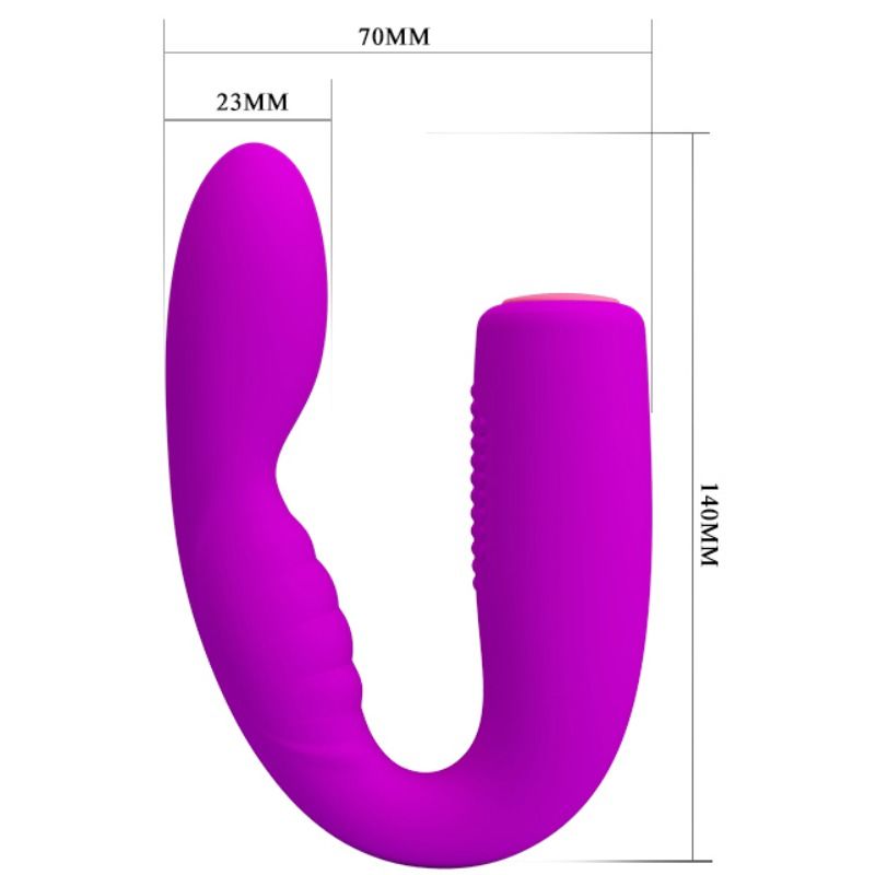 Pretty Love C Type - Quintion Flexible Vibrator - UABDSM