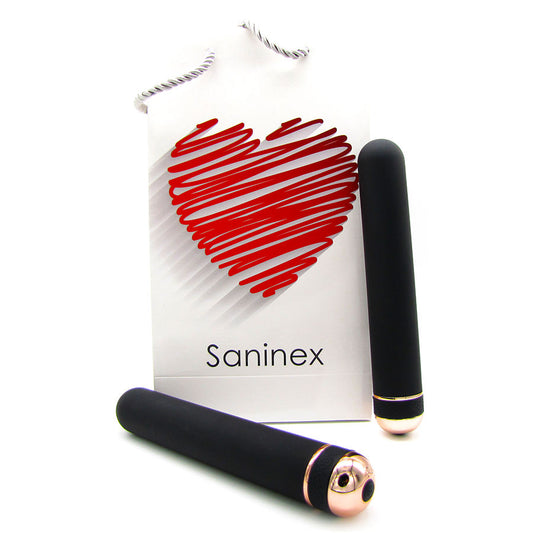 Saninex Orgasmic Elegance - Black And Gold 18 Cm - UABDSM